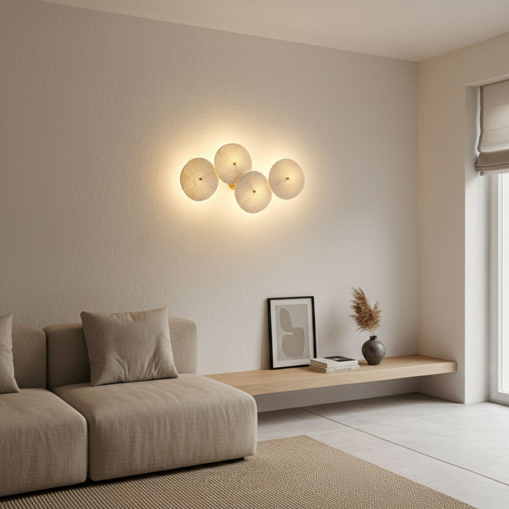 Lampa Ścienna Kwiat Lotosu
