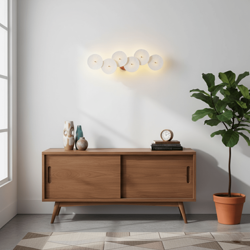 Lampa Ścienna Kwiat Lotosu