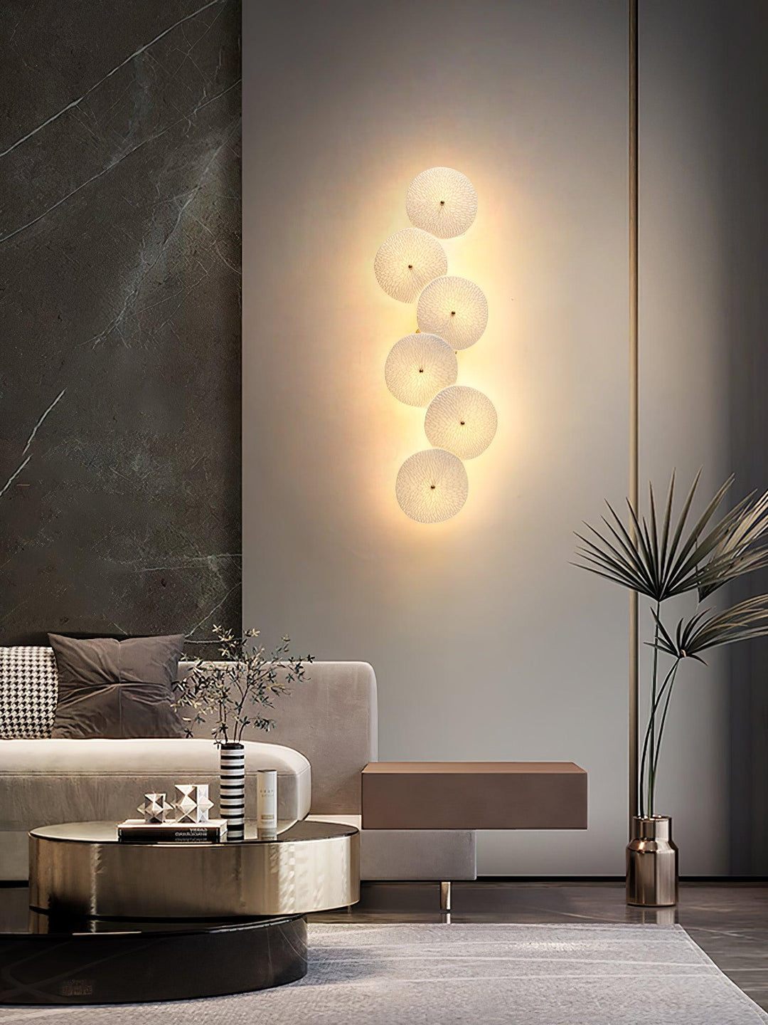 Lampa Ścienna Kwiat Lotosu