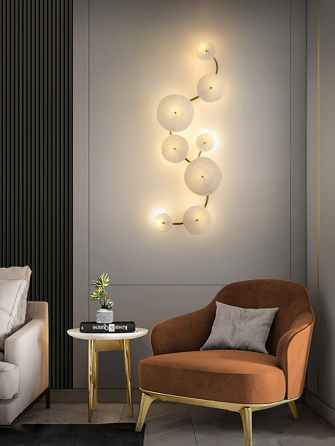 Lampa Ścienna Kwiat Lotosu