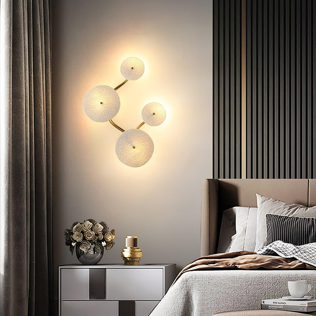Lampa Ścienna Kwiat Lotosu