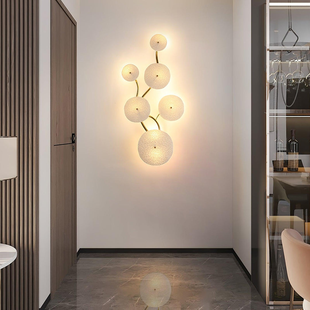 Lampa Ścienna Kwiat Lotosu
