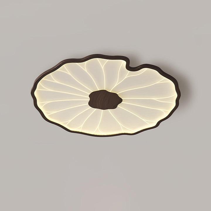 Lampa sufitowa z akrylowego liścia lotosu