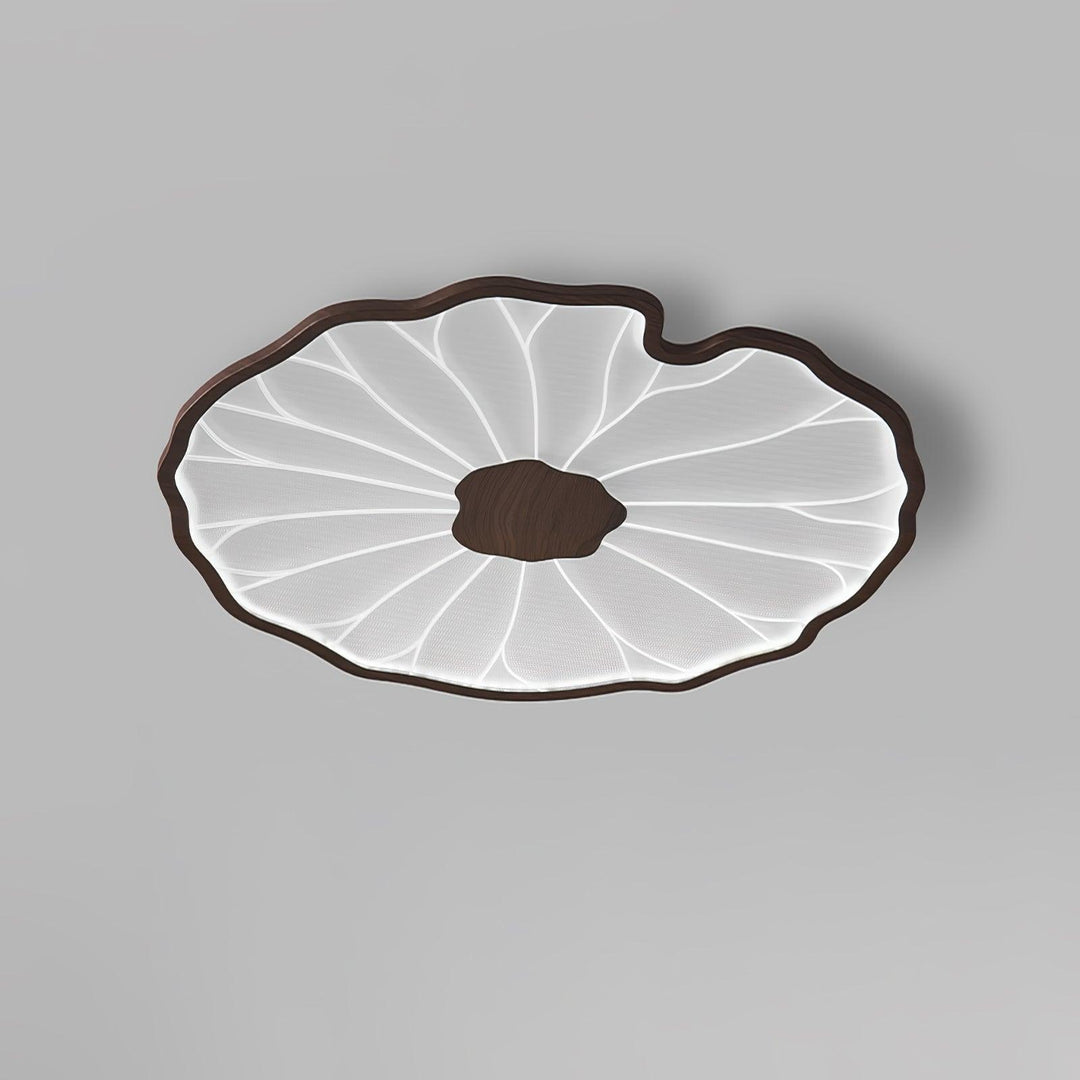 Lampa sufitowa z akrylowego liścia lotosu