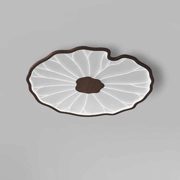 Lampa sufitowa z akrylowego liścia lotosu