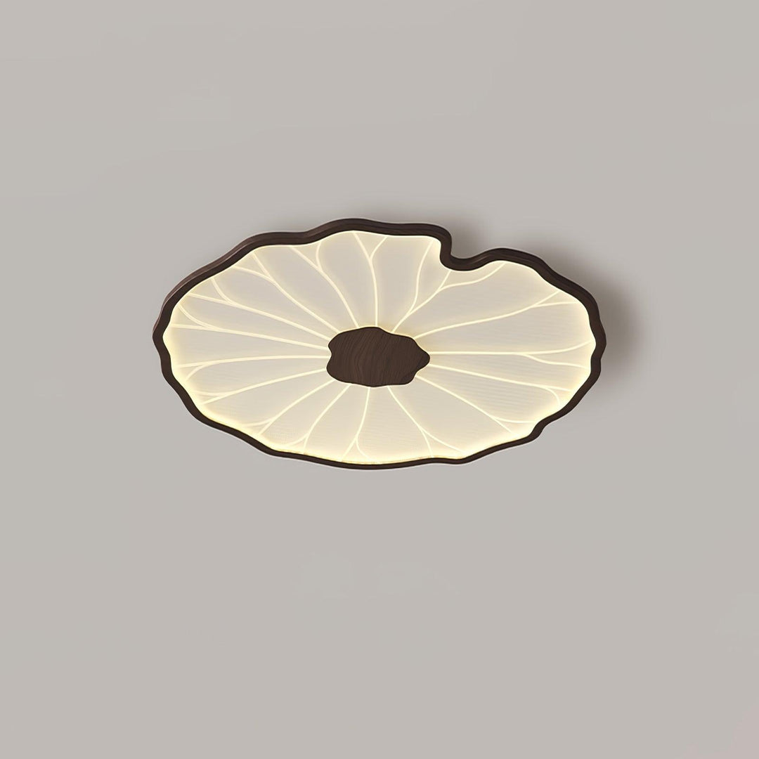 Lampa sufitowa z akrylowego liścia lotosu