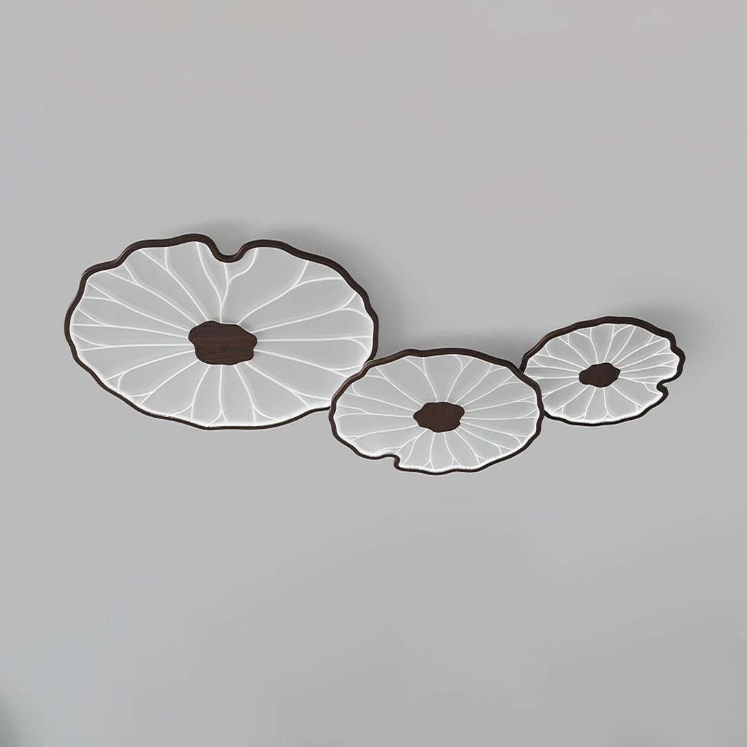 Lampa sufitowa z akrylowego liścia lotosu