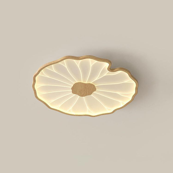 Lampa sufitowa z akrylowego liścia lotosu