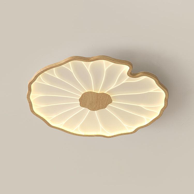 Lampa sufitowa z akrylowego liścia lotosu