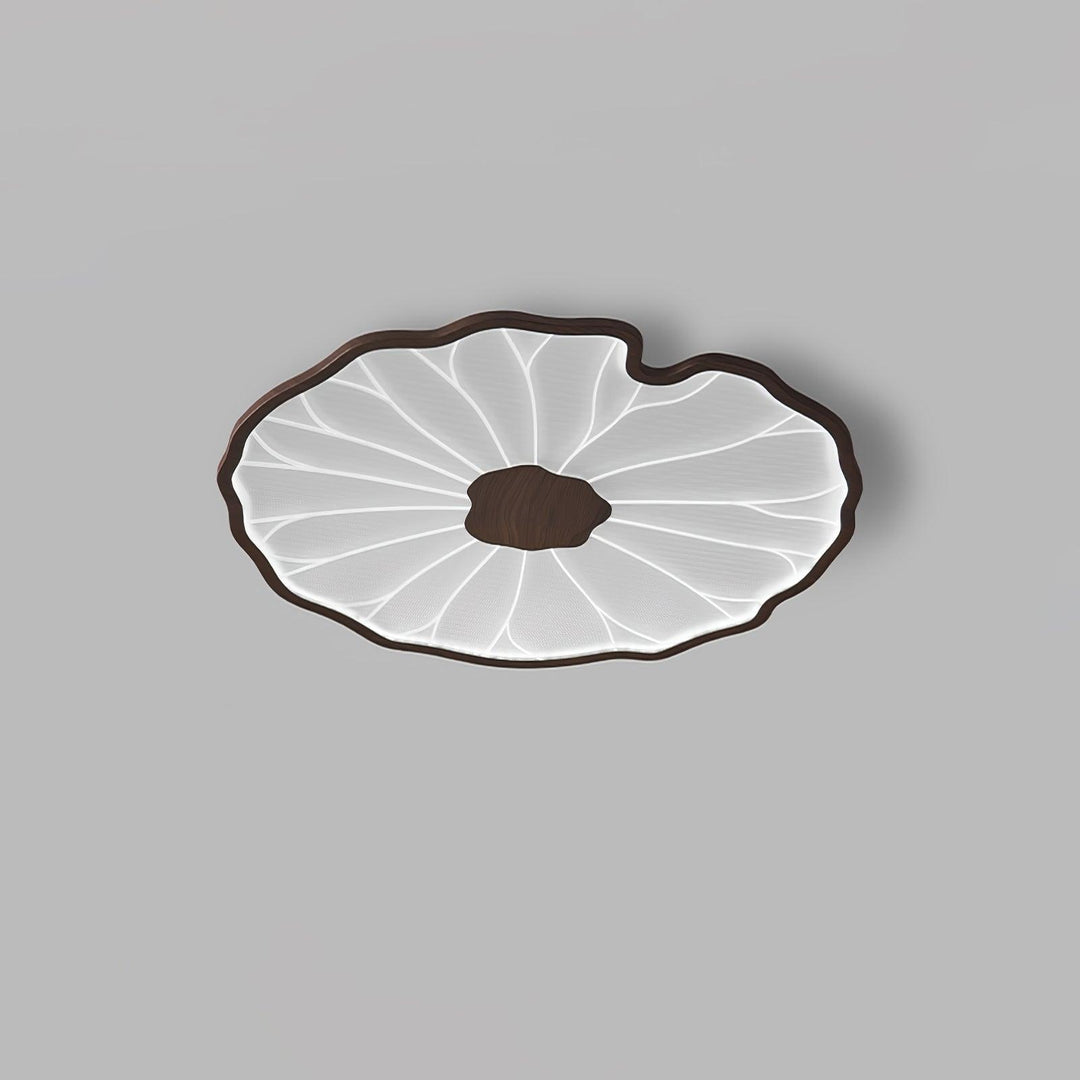 Lampa sufitowa z akrylowego liścia lotosu