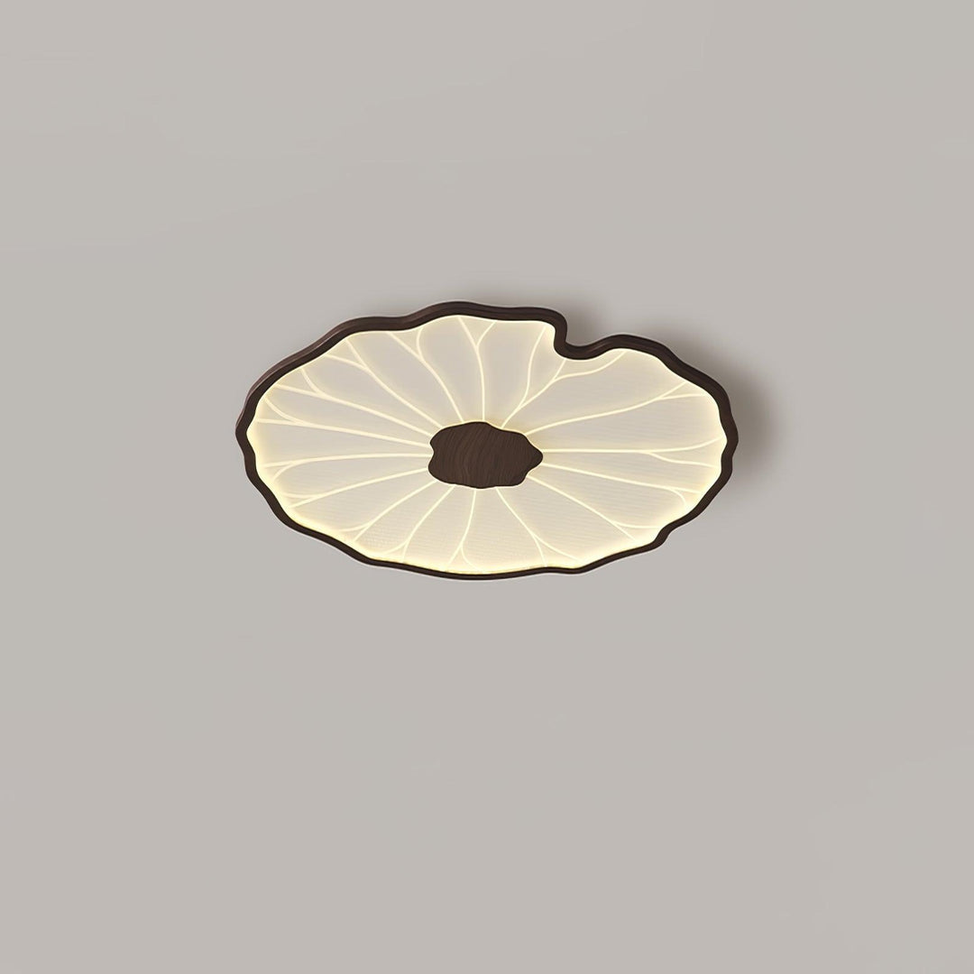 Lampa sufitowa z akrylowego liścia lotosu