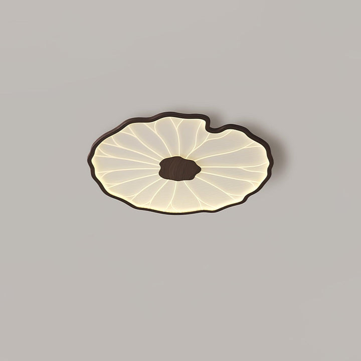Lampa sufitowa z akrylowego liścia lotosu