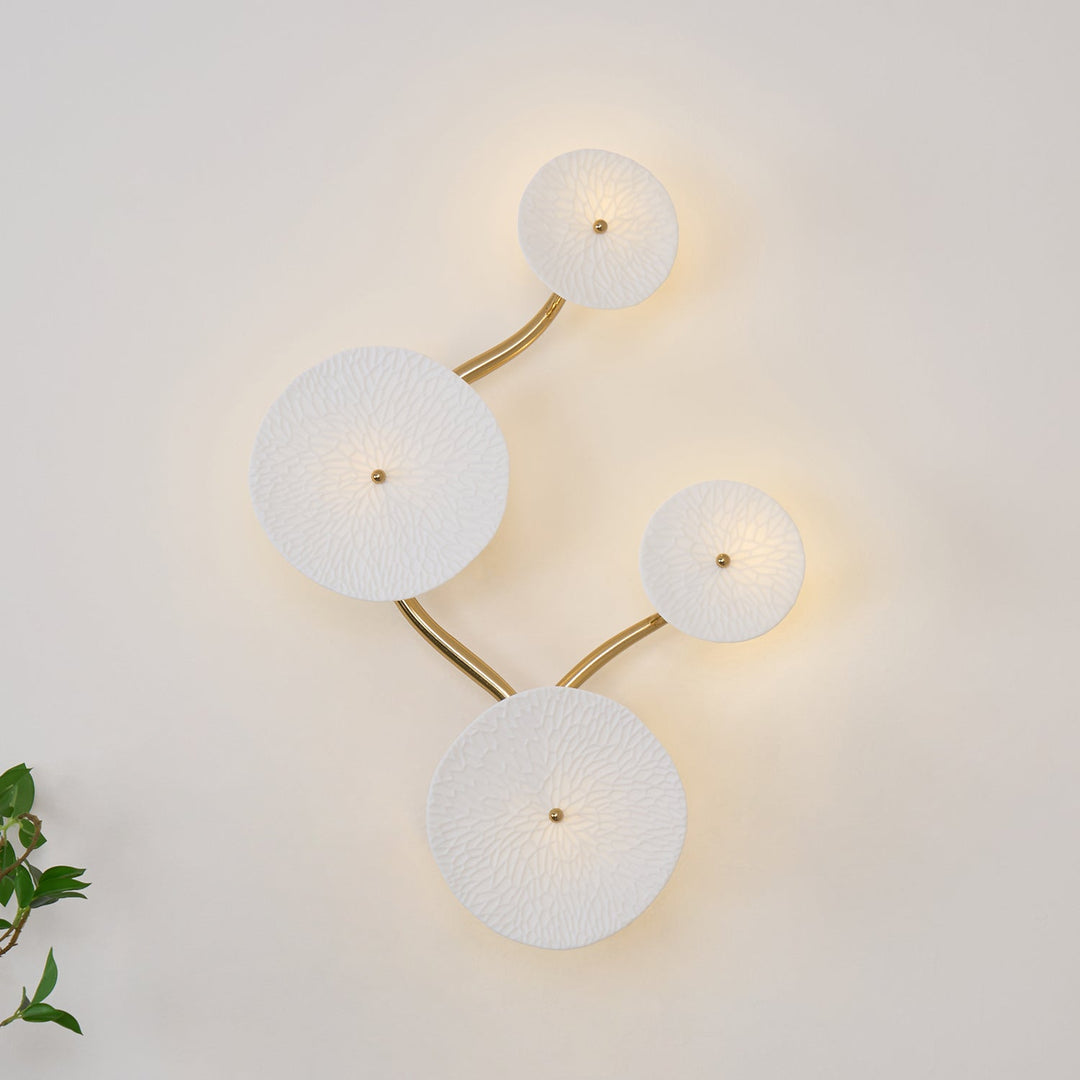 Lampa Ścienna Kwiat Lotosu