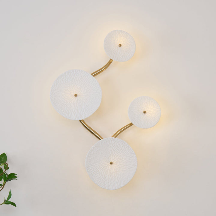 Lampa Ścienna Kwiat Lotosu