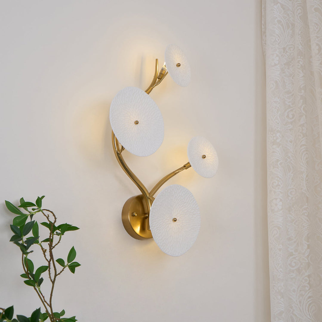 Lampa Ścienna Kwiat Lotosu