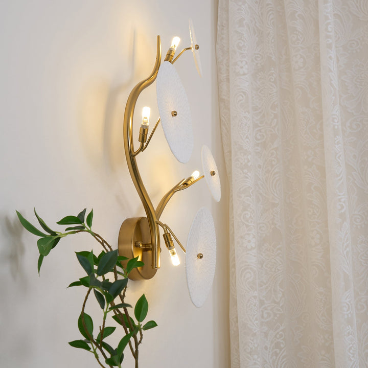 Lampa Ścienna Kwiat Lotosu