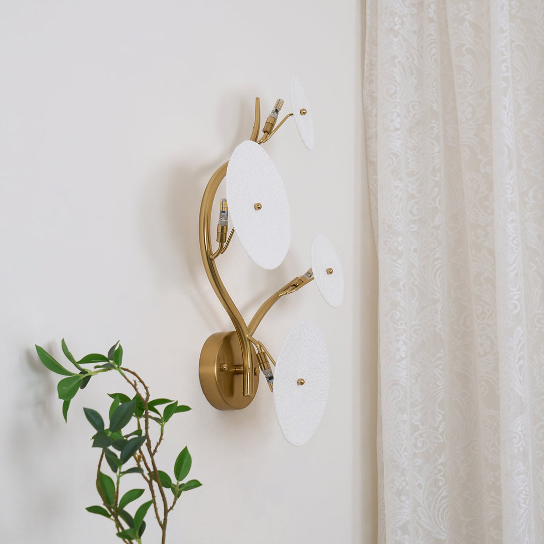 Lampa Ścienna Kwiat Lotosu