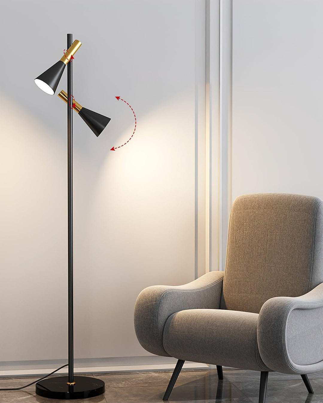 Lampa podłogowa Lron Mouth