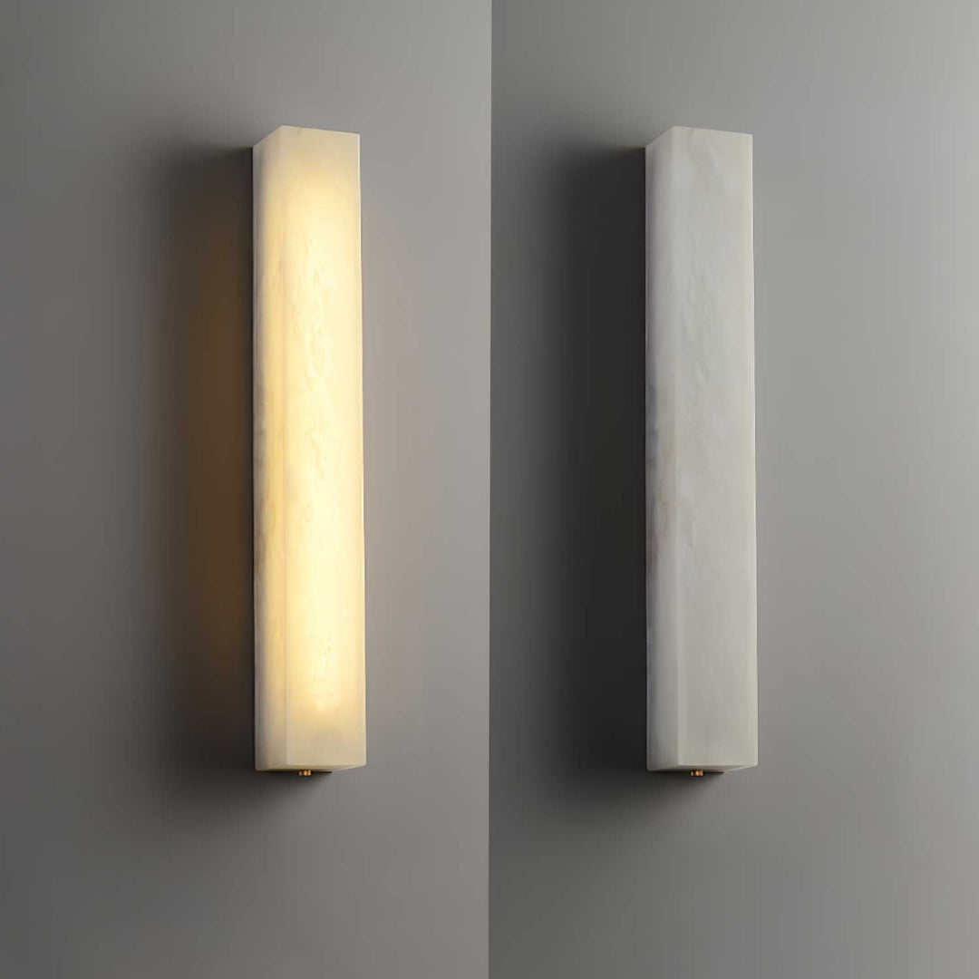 Lampa Ścienna Lucent Pillar Alabaster