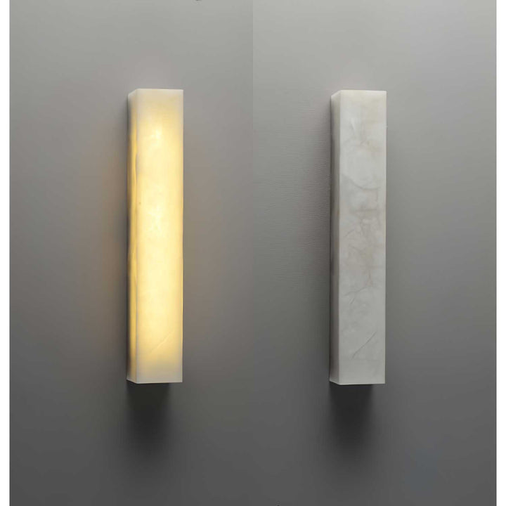 Lampa Ścienna Lucent Pillar Alabaster