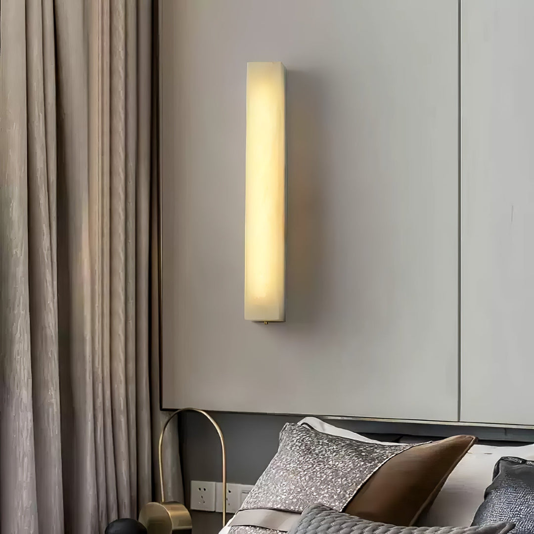 Lampa Ścienna Lucent Pillar Alabaster