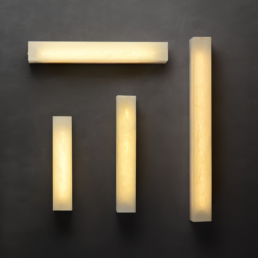 Lampa Ścienna Lucent Pillar Alabaster