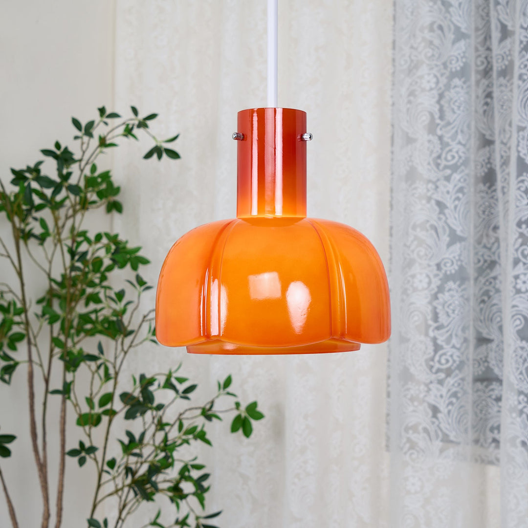 Lampa wisząca Lumina ze szklanymi płatkami