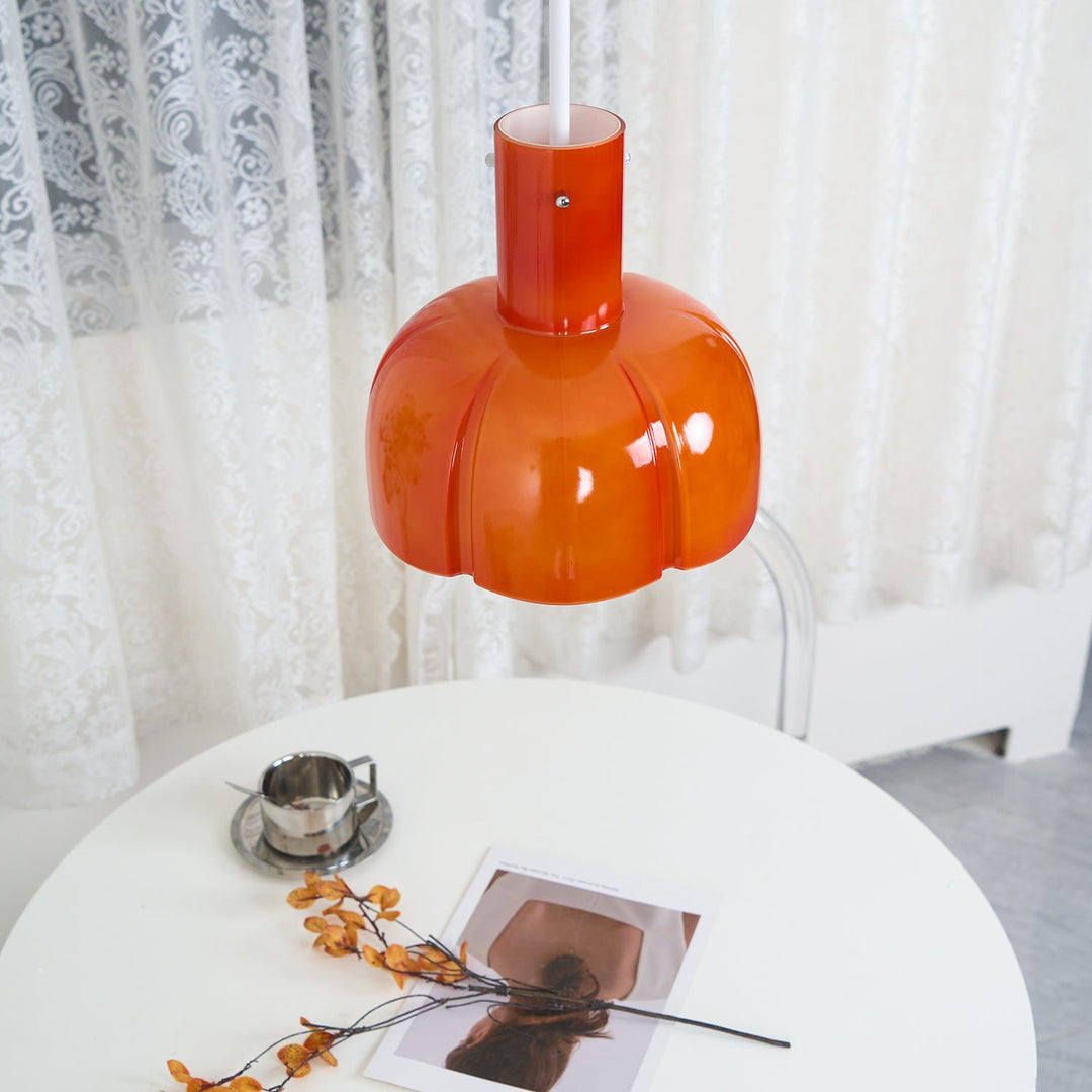 Lampa wisząca Lumina ze szklanymi płatkami