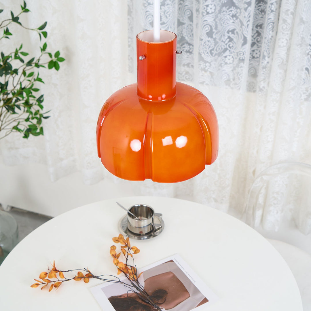 Lampa wisząca Lumina ze szklanymi płatkami