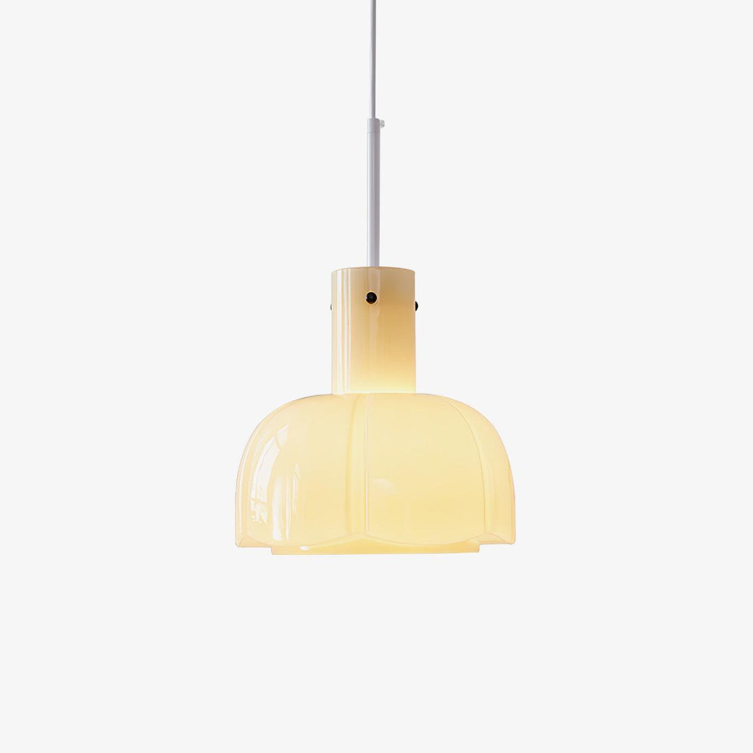 Lampa wisząca Lumina ze szklanymi płatkami