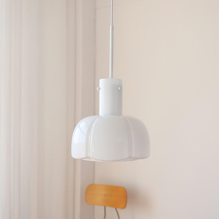 Lampa wisząca Lumina ze szklanymi płatkami