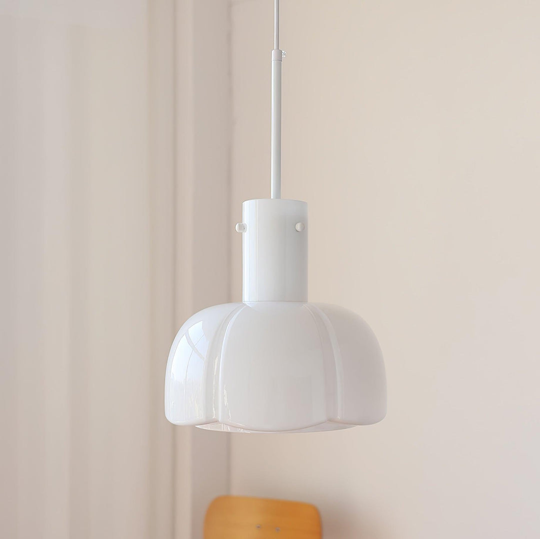 Lampa wisząca Lumina ze szklanymi płatkami