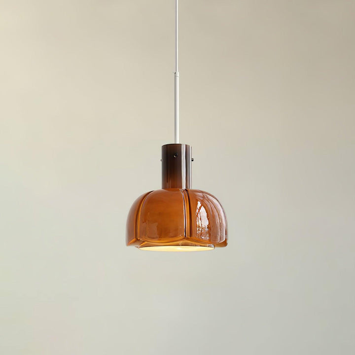 Lampa wisząca Lumina ze szklanymi płatkami
