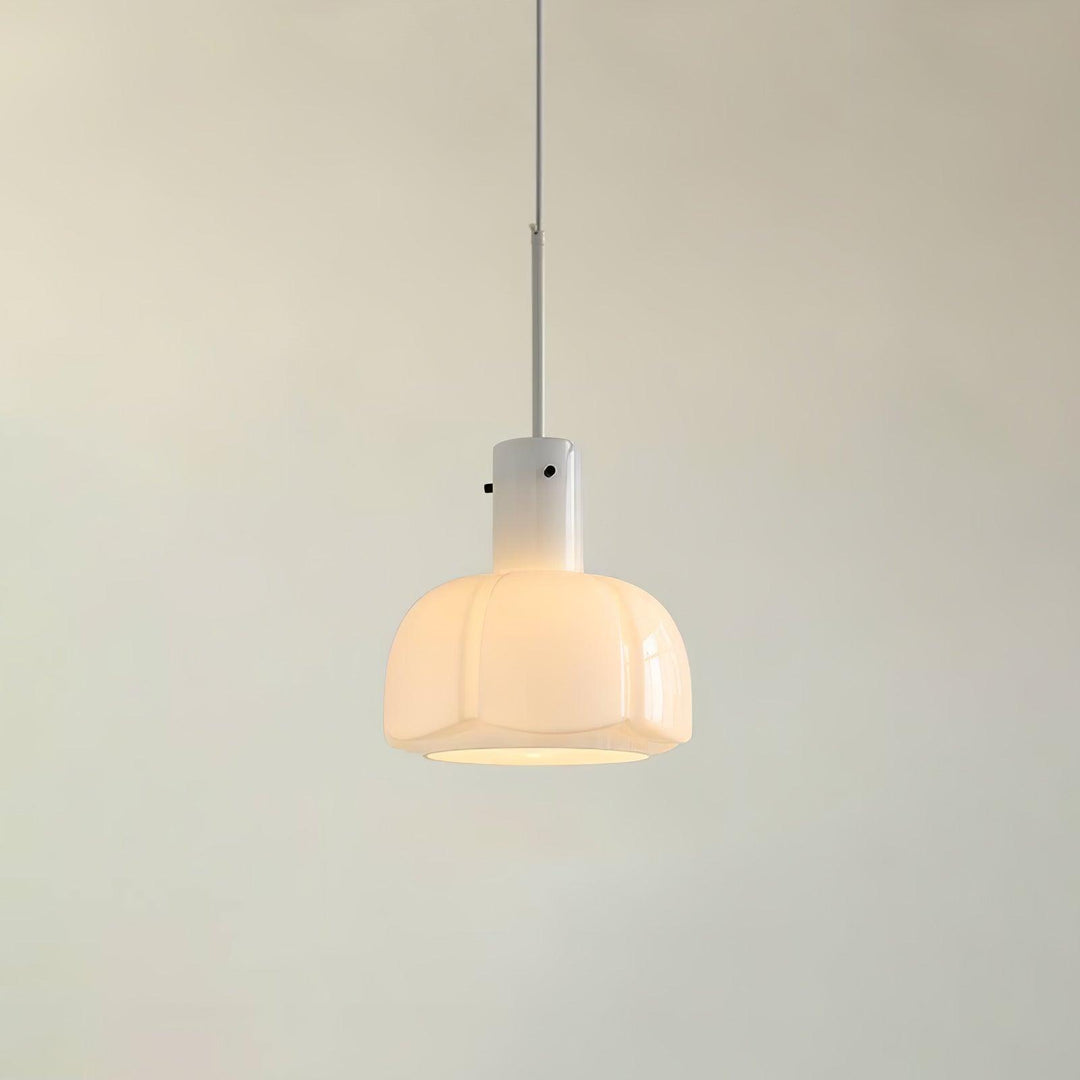 Lampa wisząca Lumina ze szklanymi płatkami