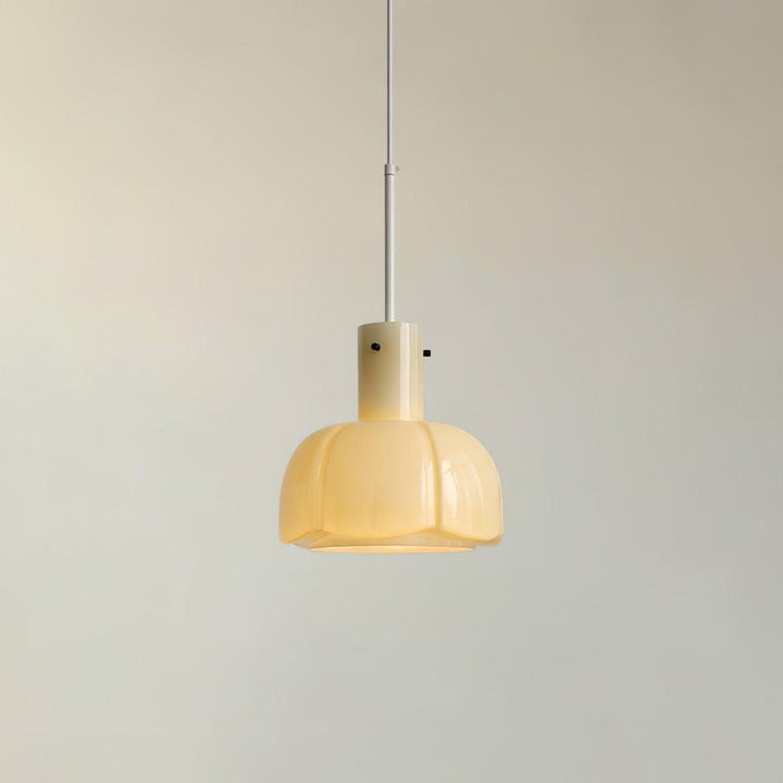 Lampa wisząca Lumina ze szklanymi płatkami