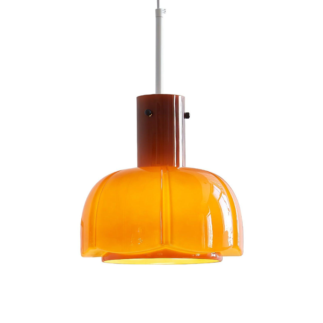 Lampa wisząca Lumina ze szklanymi płatkami