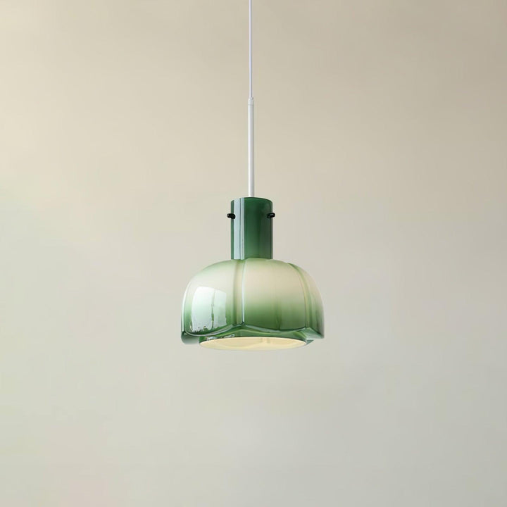 Lampa wisząca Lumina ze szklanymi płatkami