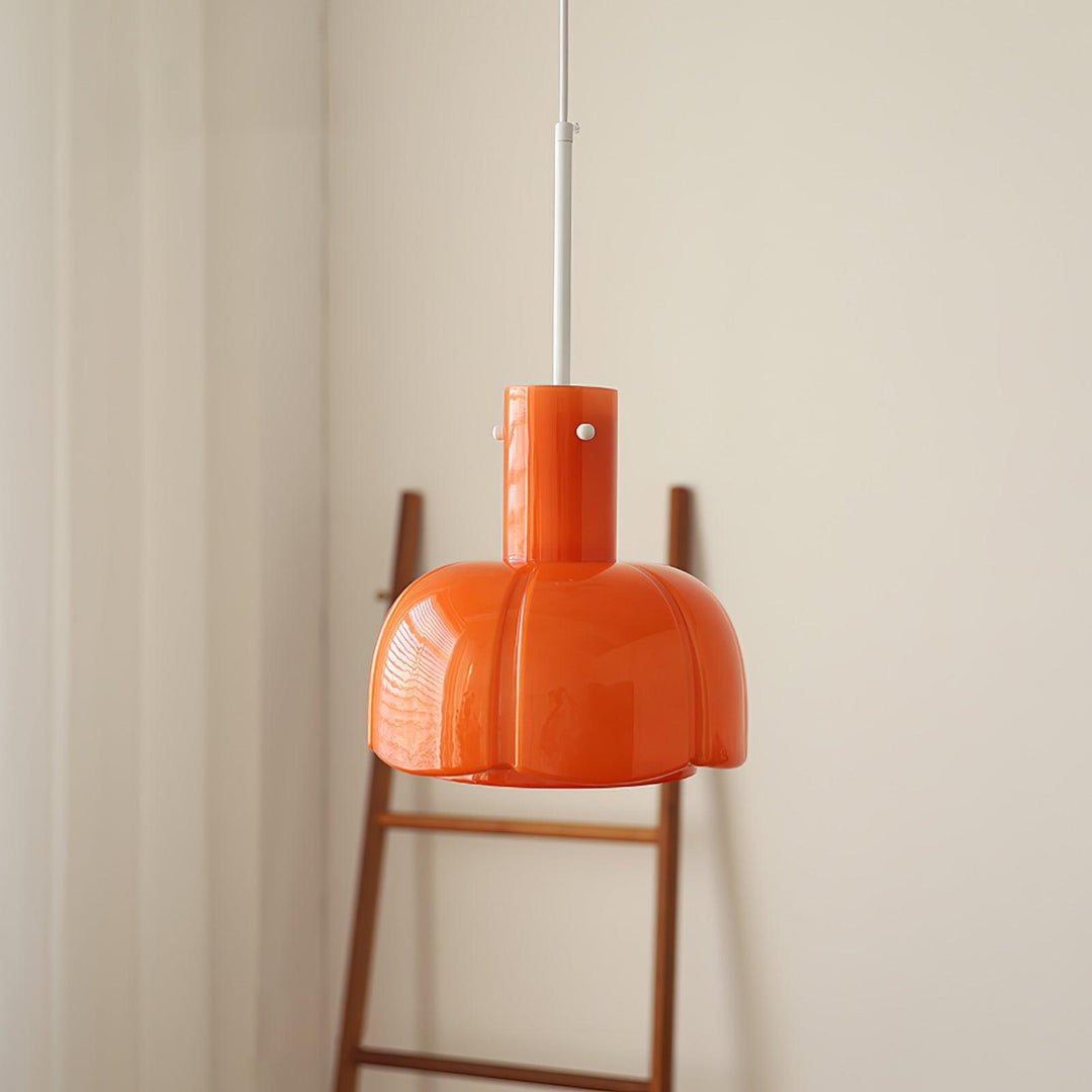 Lampa wisząca Lumina ze szklanymi płatkami