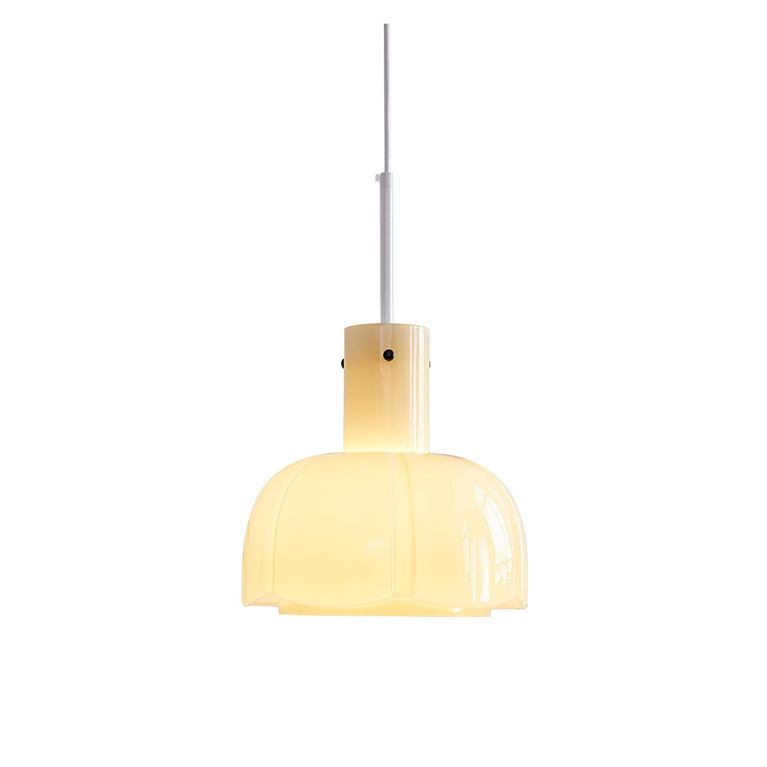 Lampa wisząca Lumina ze szklanymi płatkami