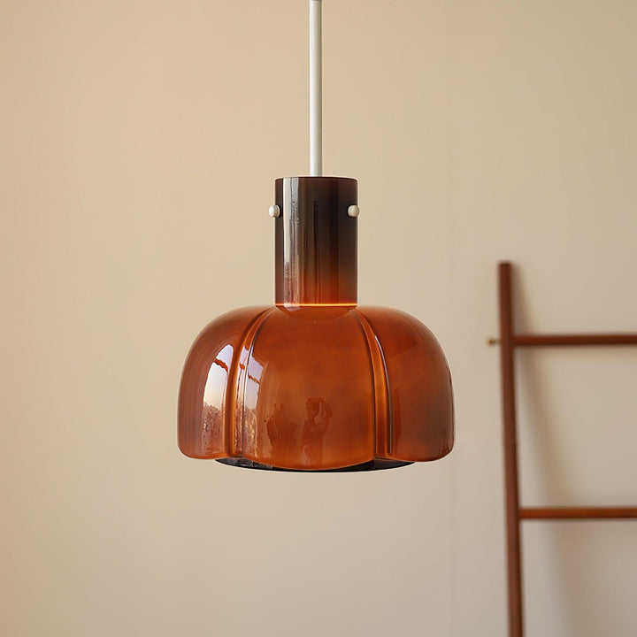 Lampa wisząca Lumina ze szklanymi płatkami