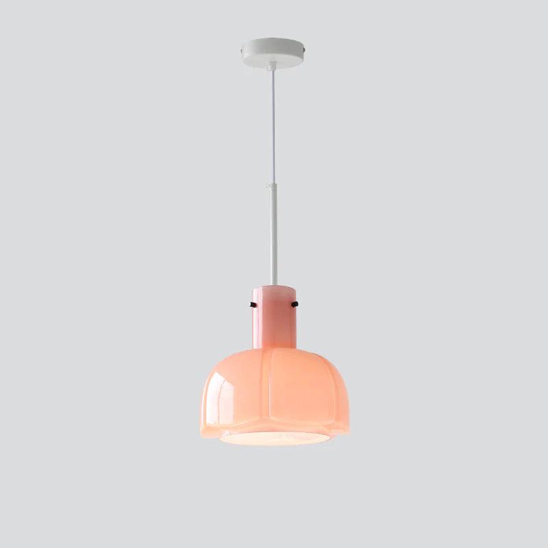 Lampa wisząca Lumina ze szklanymi płatkami