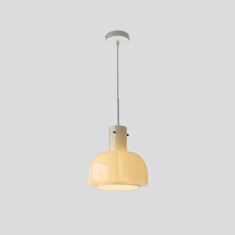 Lampa wisząca Lumina ze szklanymi płatkami