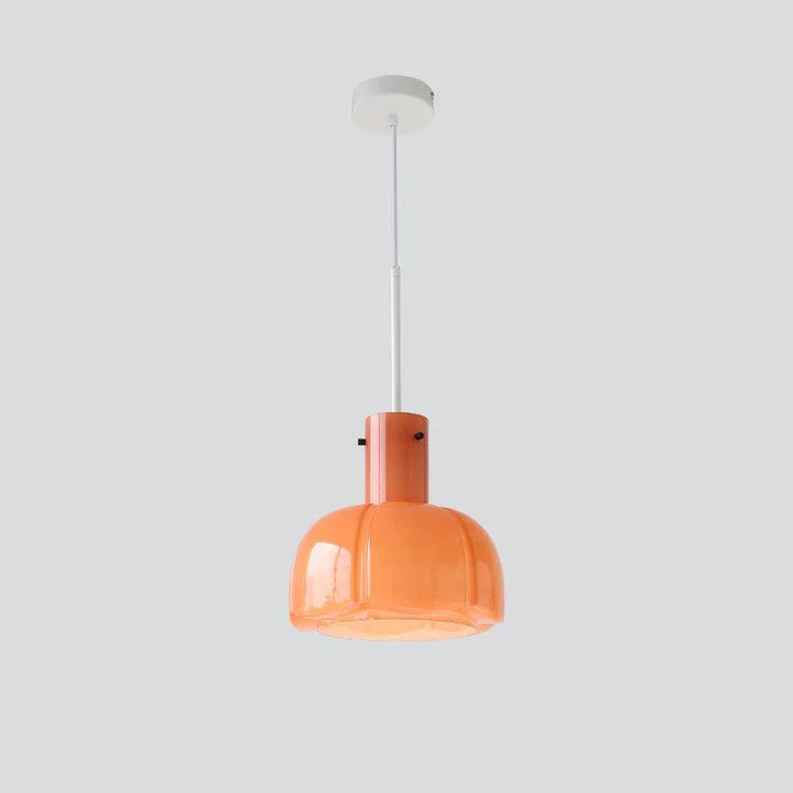 Lampa wisząca Lumina ze szklanymi płatkami