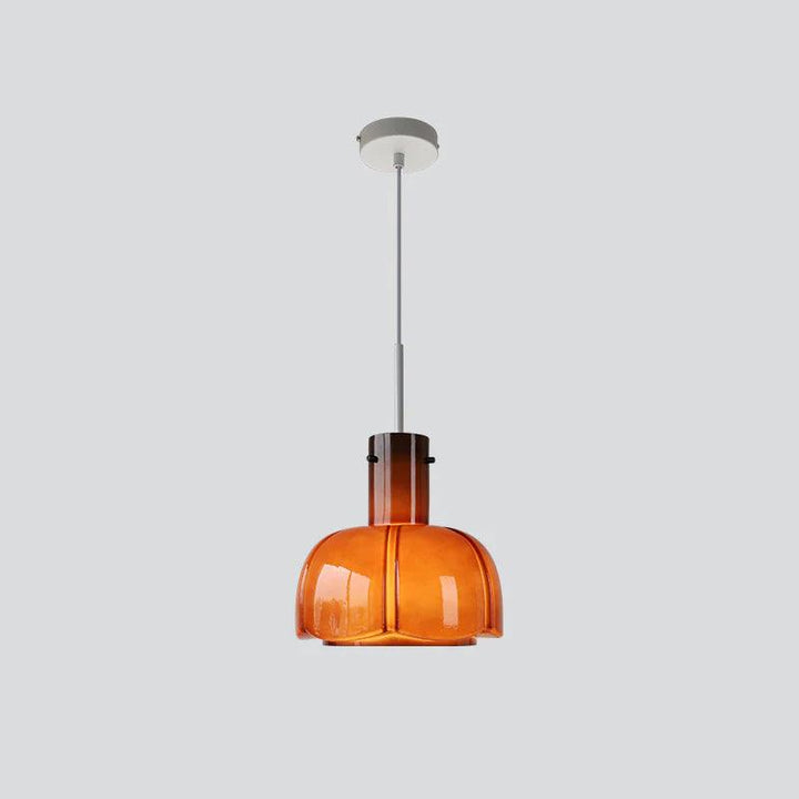 Lampa wisząca Lumina ze szklanymi płatkami