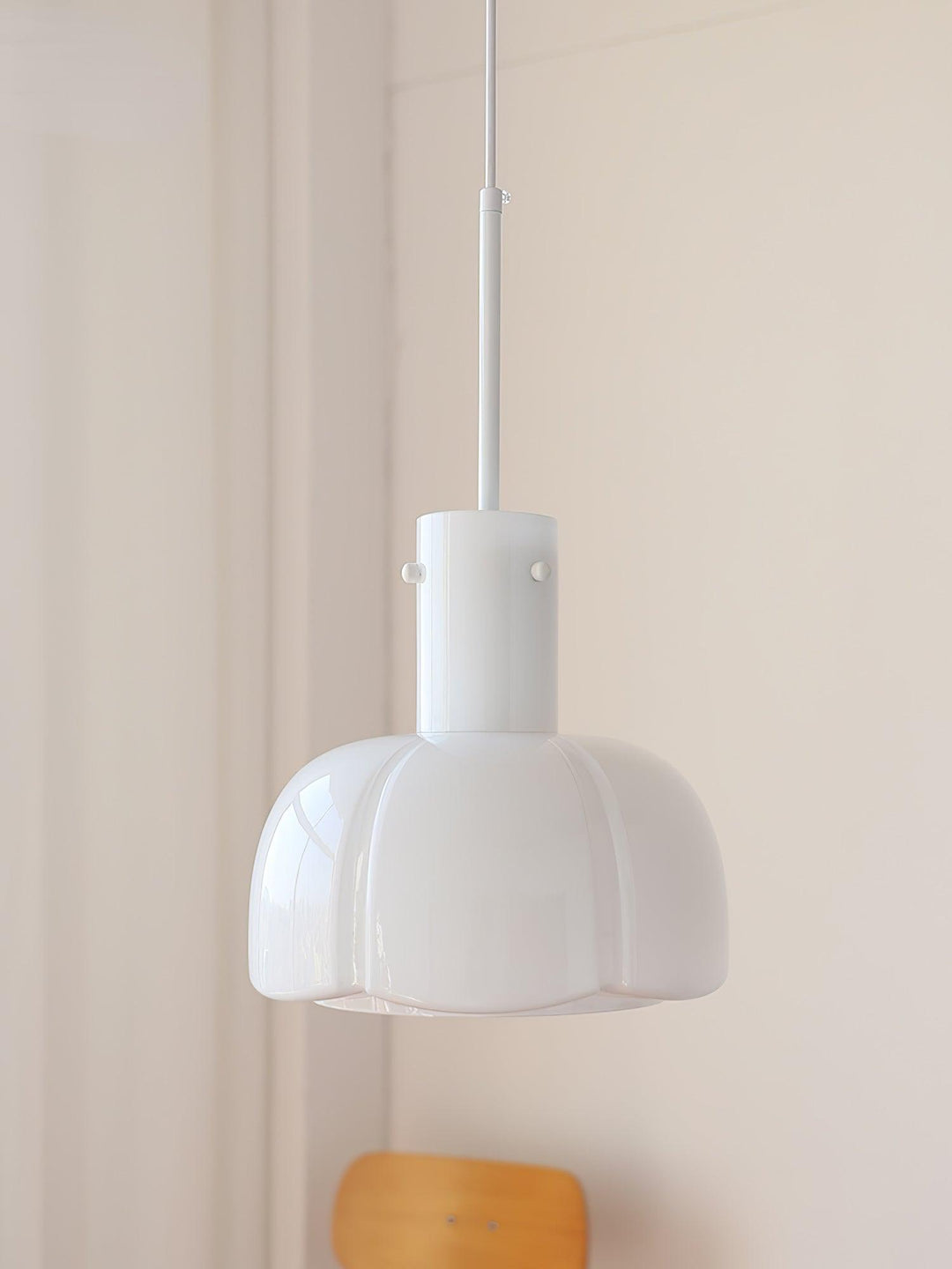 Lampa wisząca Lumina ze szklanymi płatkami