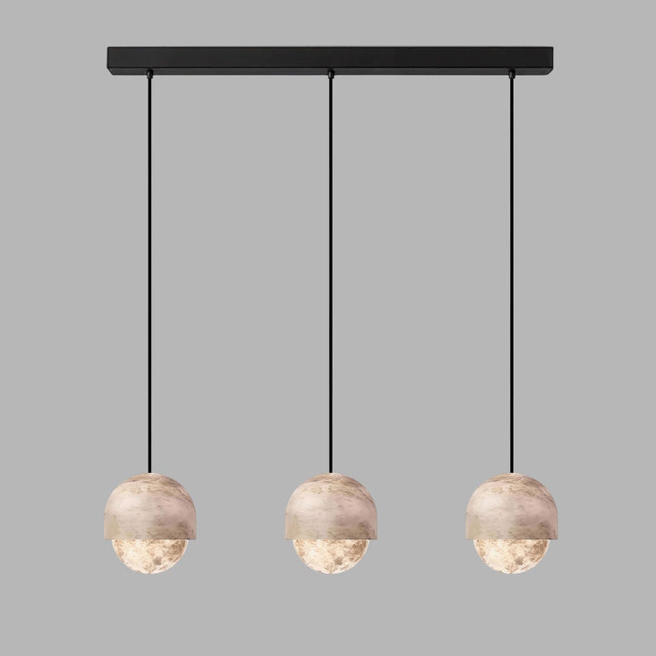 Lunar Dome Alabastrowa Lampa Wisząca