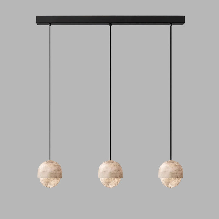 Lunar Dome Alabastrowa Lampa Wisząca