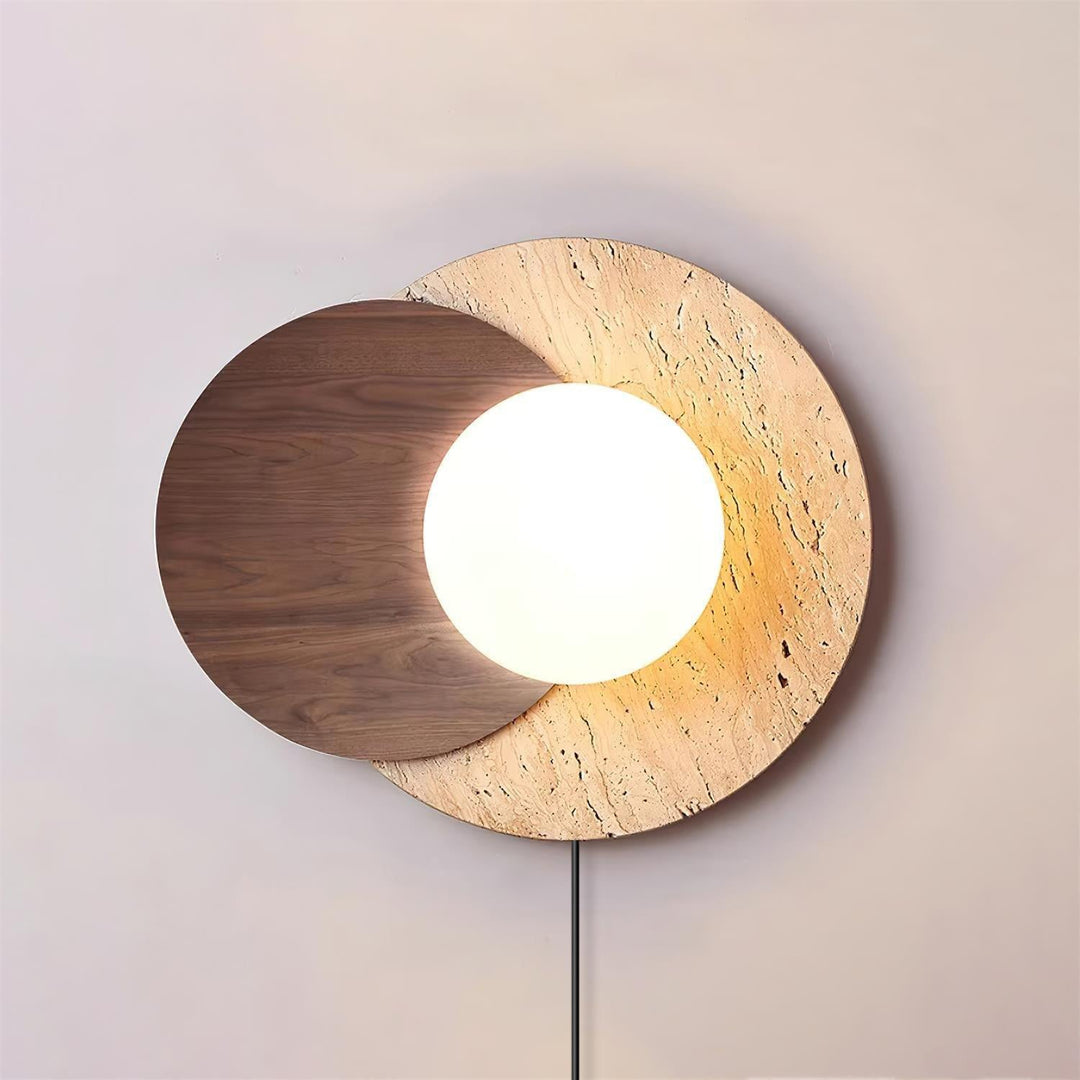 Lampa Ścienna z wtyczką Lunar Eclipse