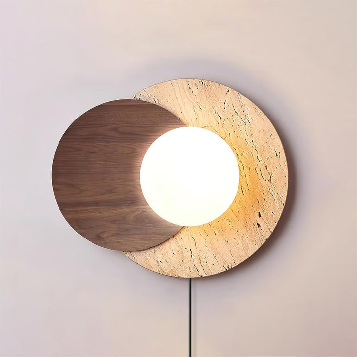 Lampa Ścienna z wtyczką Lunar Eclipse