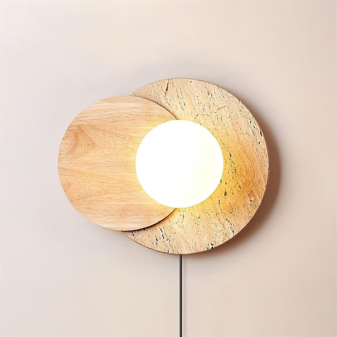 Lampa Ścienna z wtyczką Lunar Eclipse